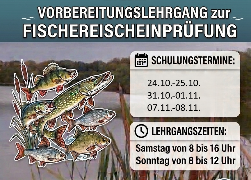 Es gibt einen neuen Vorbereitungslehrgang, direkt bei uns im Vereinsheim